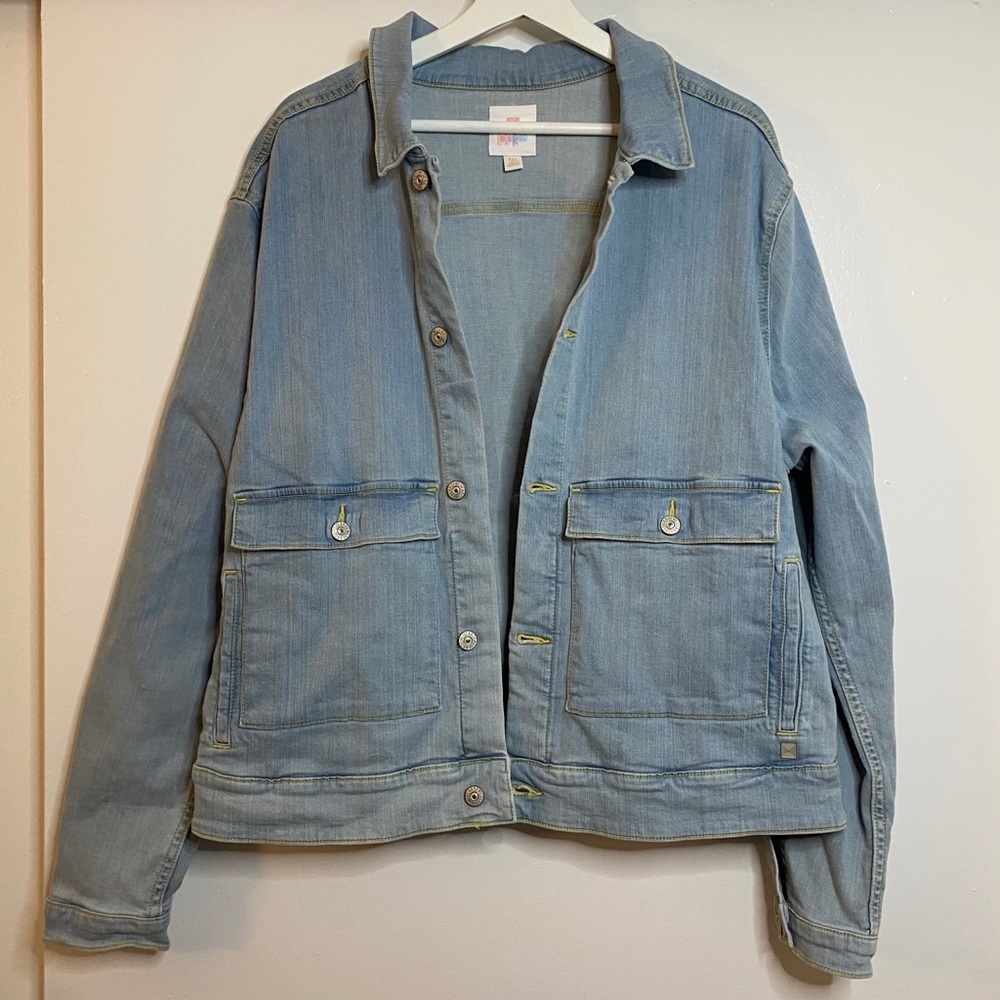 3X Lularoe Plus Size Jean Jacket
